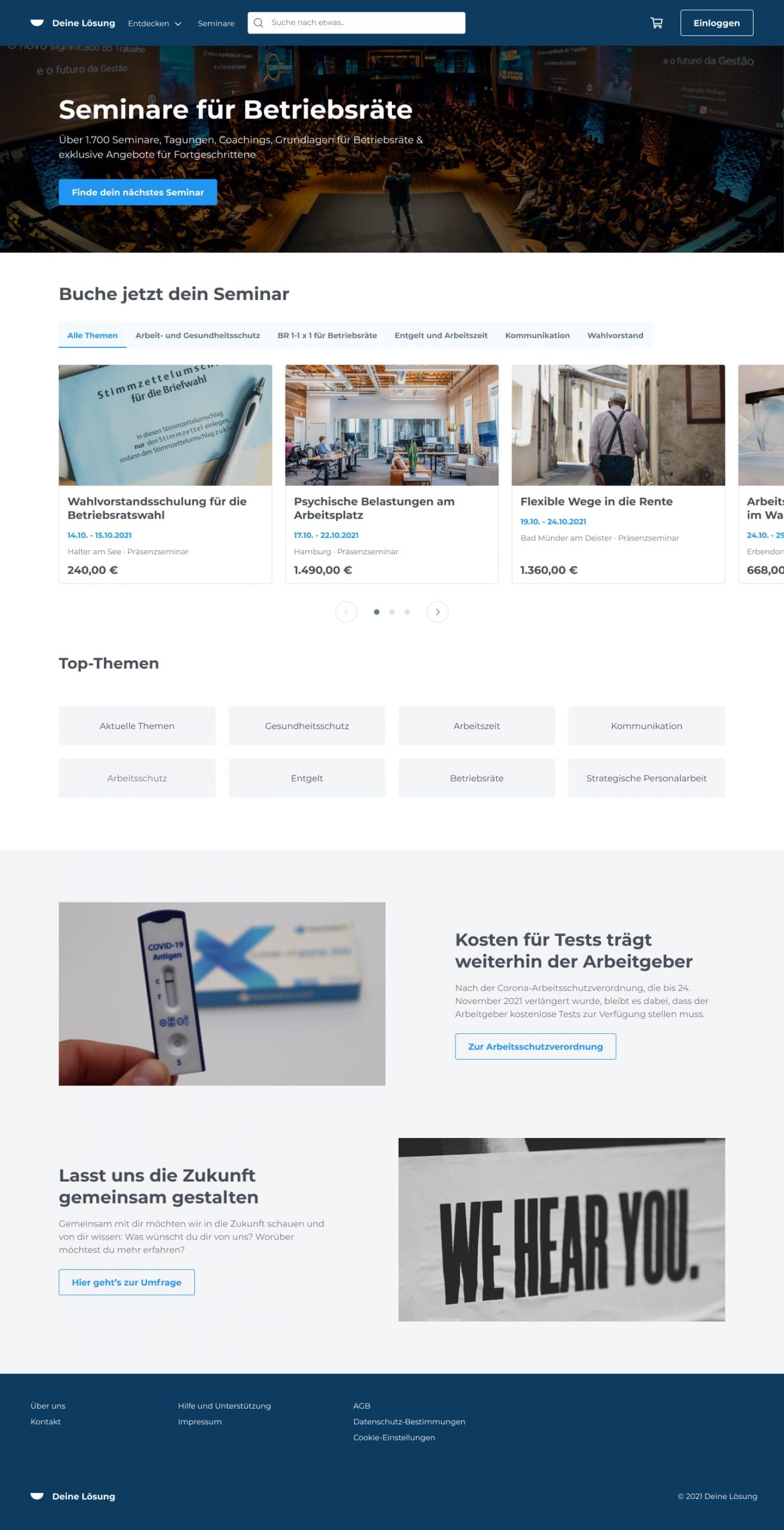 SEMINAR – frontend